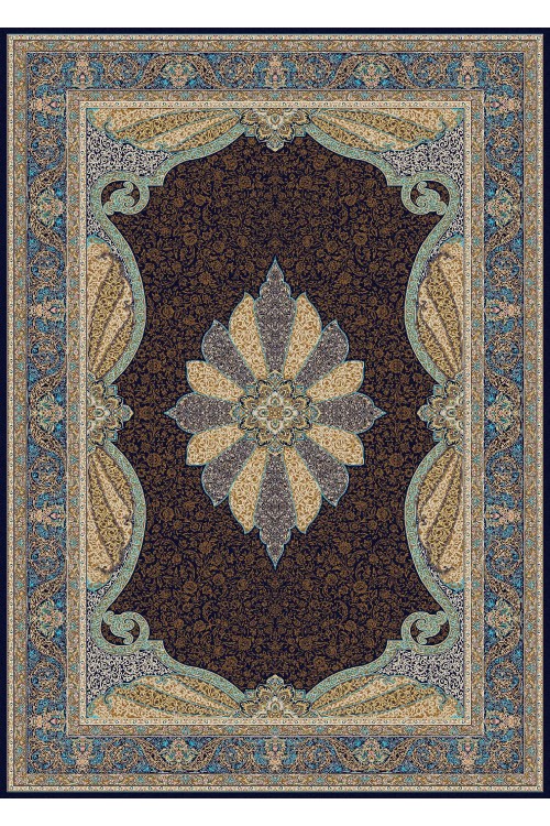 Иранский ковер Mishribi av 40014 Синий